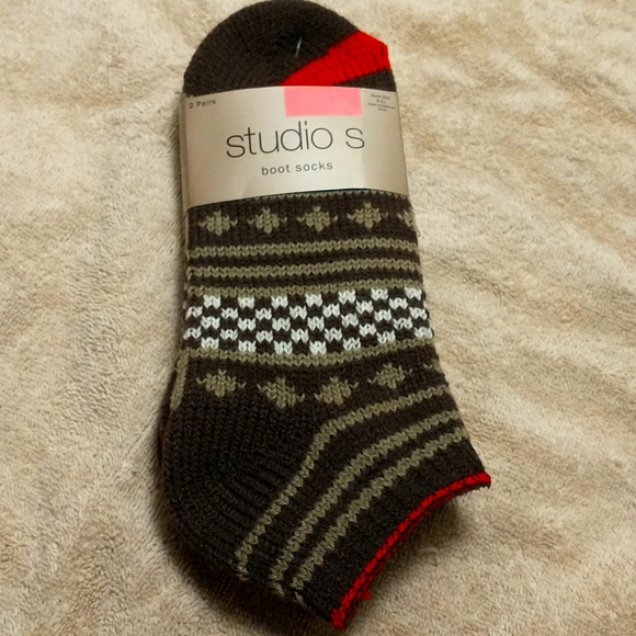 studio s boot socks Accessories - Boot Socks Women's studio s  size 9-11 brown